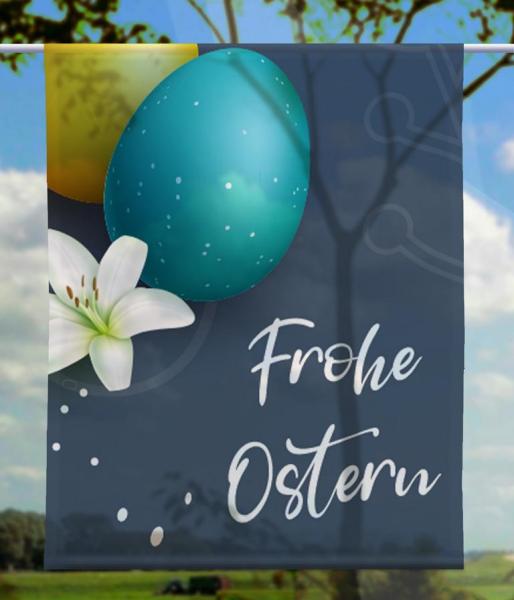 Ostern-griseo, Scheibenhänger eckig